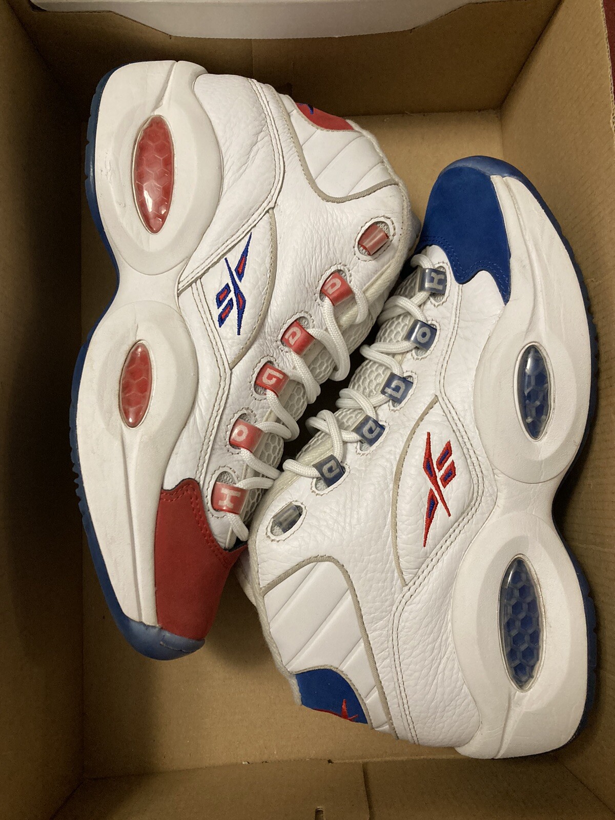 Reebok Question Allen Iverson Blue Red 