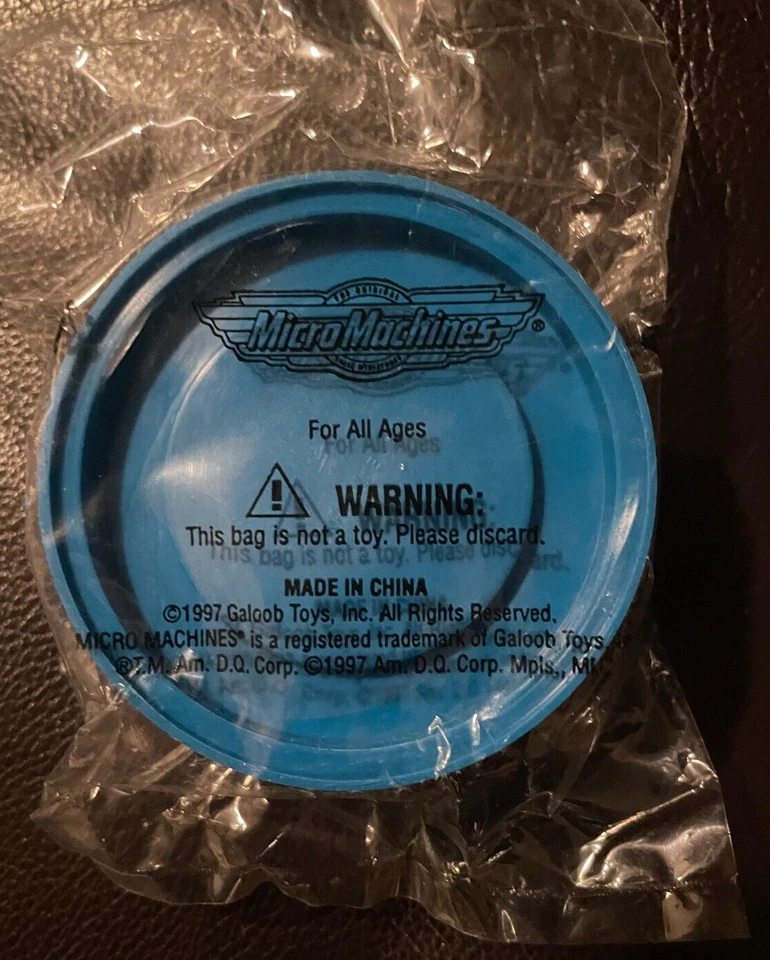 VERY RARE SEALED Micro Machines Dairy Queen Collapsible Cup 1997 - Image 2 of 3