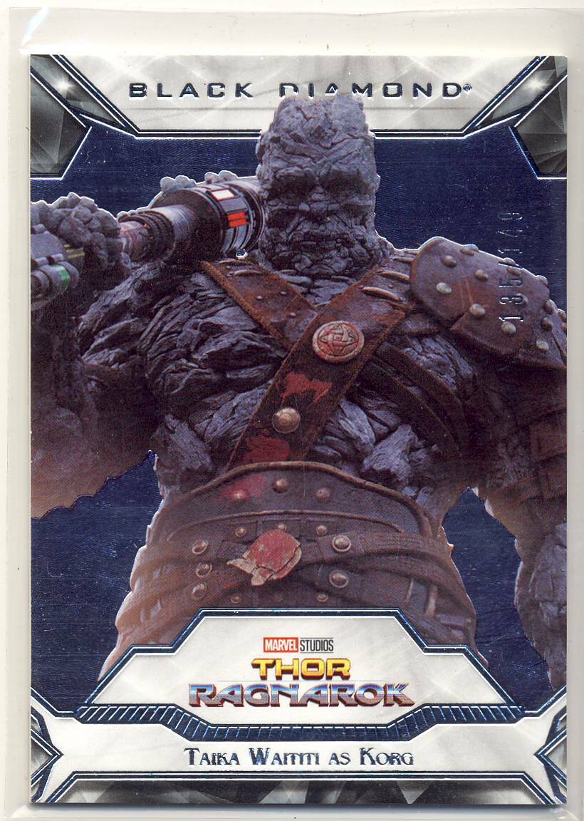 2021 Marvel Black Diamond Base Card /149 67 Korg | eBay