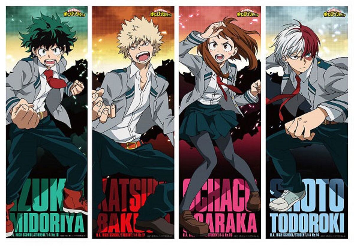 Boku no Hero: Pôster de novo filme mostra Midoriya, Bakugo e Todoroki