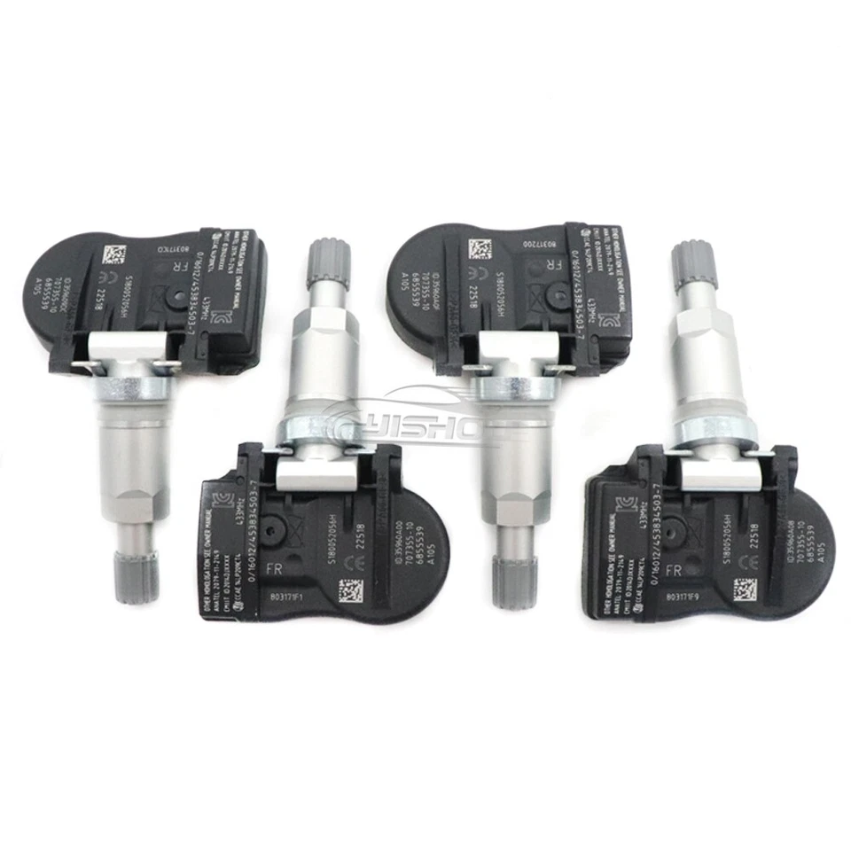 Juego de 4 sensores de monitor de presión de neumáticos TPMS para BMW 328I 335I 340I 428I 435I 440I Foto 2 de 4