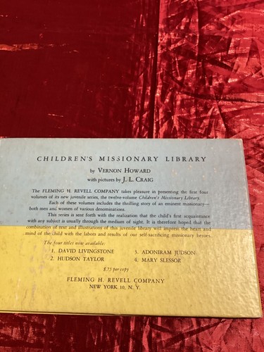 Adoniram Judson Hero of Burma By Vernon Howard Children's Missionary Library - Picture 5 of 5