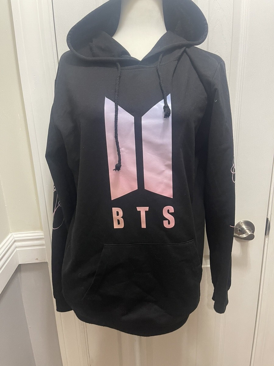 Crop Top Bts Band Bts Hoodie Cat Ears BTS Love Yourself Black