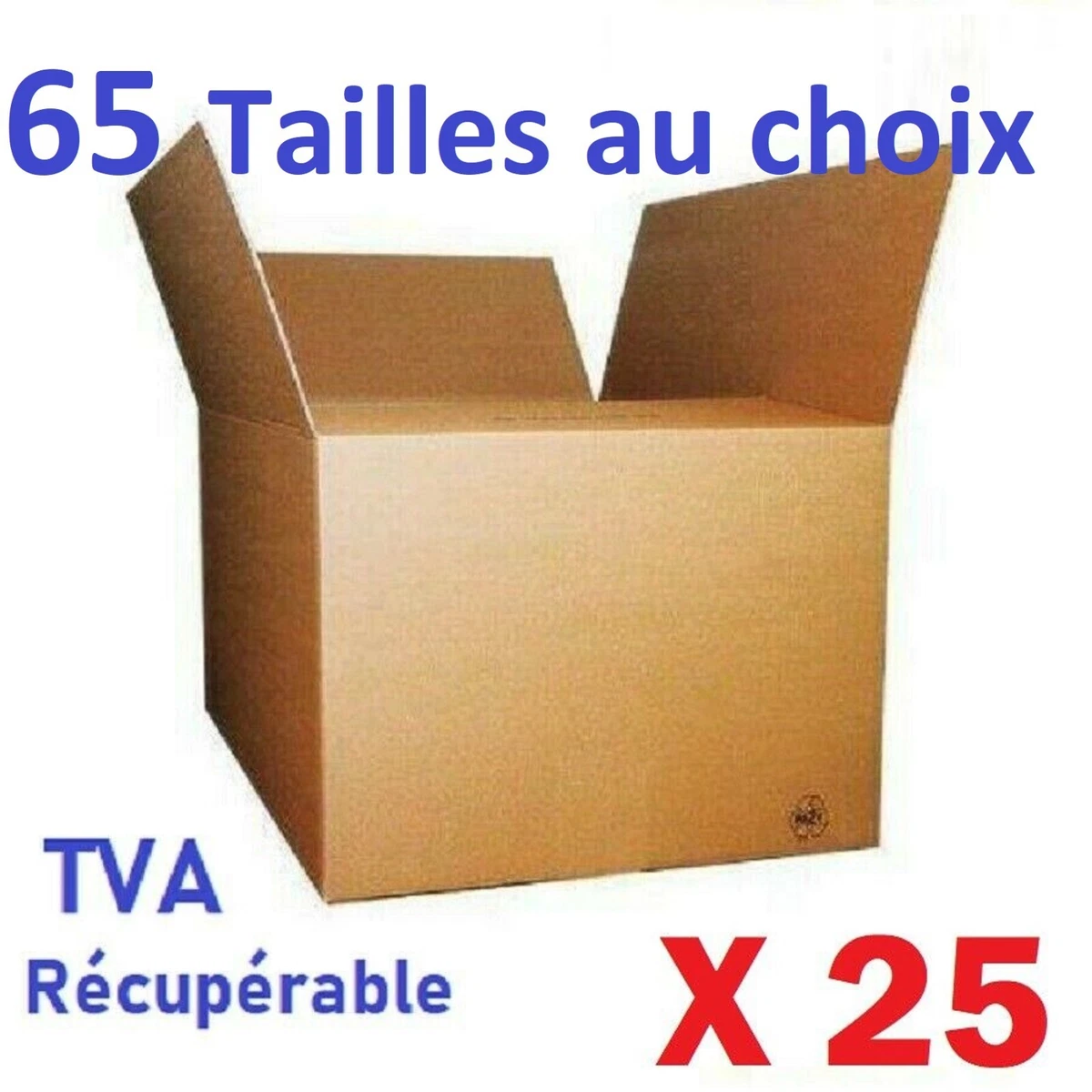 Boîtes En Carton Pour Déménagement, 60 X 40 X 40 Cm, Boîtes D'emballage