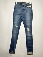Universal Thread High-Rise Skinny distressed Jeans Medium Wash 00 Long