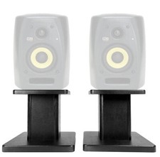 Rockville 8  Black Studio Monitor Speaker Stands For KRK VXT-4 Monitors