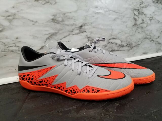 Nike Hypervenom Phelon II IC RARE Soccer Shoes Cleats Orange/ Gray Sz 10.5 | eBay
