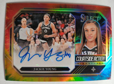 2024 Select WNBA Jackie Young Courtside Action AUTO Tie Dye /25