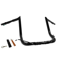 12" Prewired Ape Hanger Handlebar For 14-15 Street Glide Electra Glide Ultra Lim