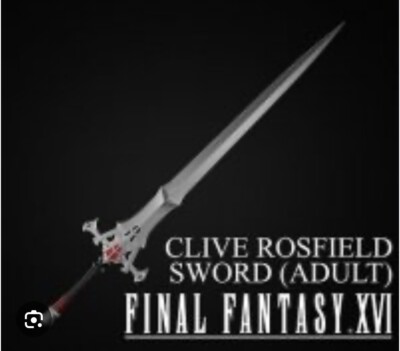 FINAL FANTASY XVI 16 CLIVE ROSFIELD INVICTUS SWORD Metal Steel 51