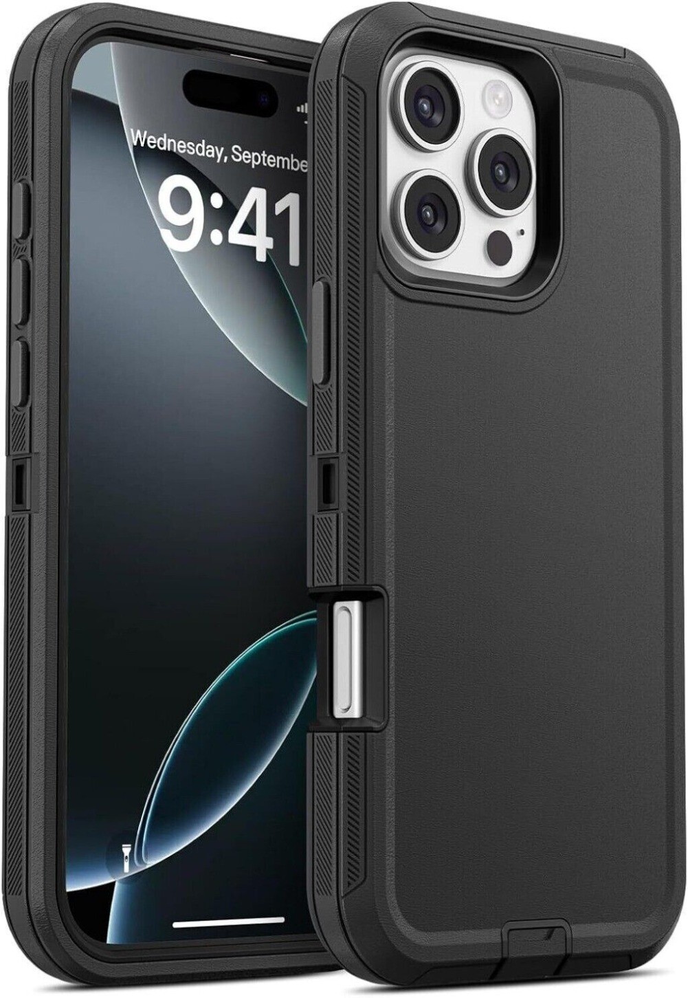 For IPhone 16/Plus/Pro/Pro Max Case 3-in-1 Heavy Duty Shockproof Defender Case