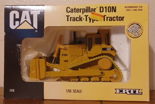 Lot of 4 Ertl Caterpillar 631E Scraper D350D Dump Truck D10N Tractor 988B Loader - Picture 6 of 13