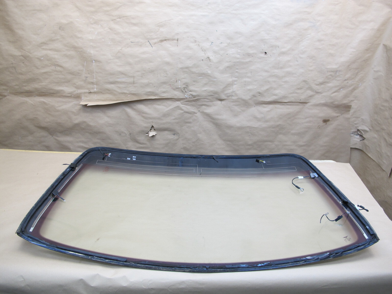 06-12 BENTLEY CONTINENTAL FLYING SPUR REAR HEATED WINDSHIELD GLASS WINDOW