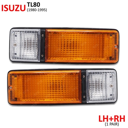 Fits Isuzu TL85 NPR 1980 - '95 Pair Upper Indicator Front Lights Turn Signal - Picture 3 of 11