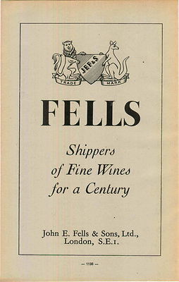 ADVERT '' Mini Poster '' Vineyard Wine Fells London Gilbey Gin Cognac Port Sherry