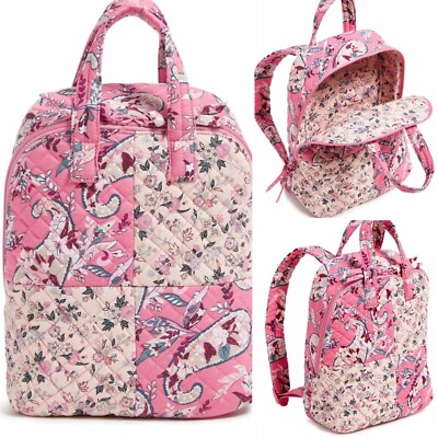 Vera Bradley Cotton Small Backpack. NWT. “ Botanical Paisley “ Vera Bradley Mini Totepack - Botanical Paisley Pink  main image 3