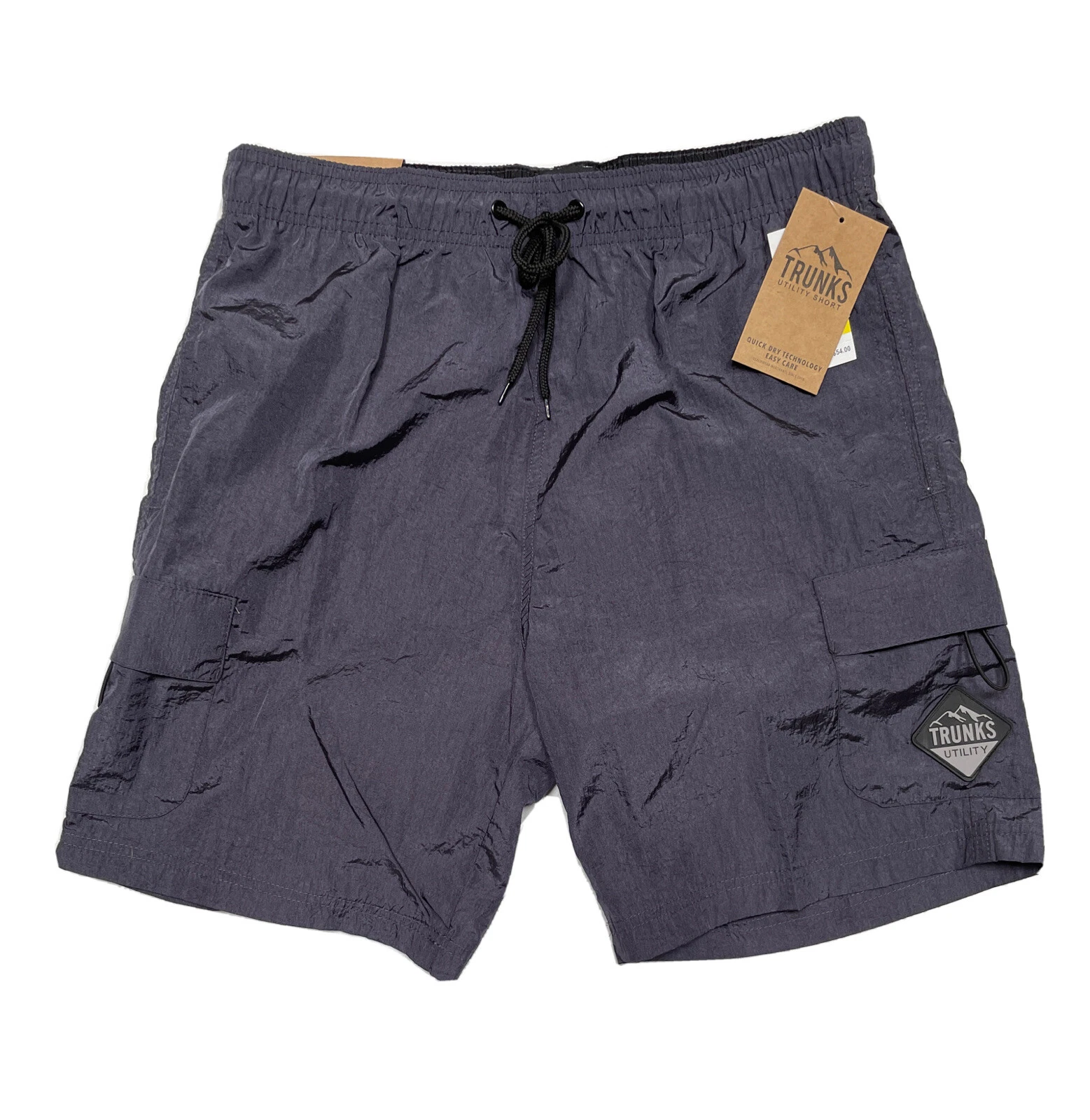 NWT TRUNKS UTILITY Men's Swimwear, Kayaking or Hiking Iron Cargo Trunks Sz M