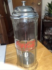 TableCraft Distributeur de Paille Coca Cola Support Verre Pot
