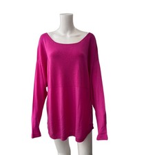 Suéter Tejido Araldo Rosa Marina Rinaldi $445 Nuevo Con Etiquetas Talla XL