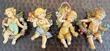 Vintage FONTANINI Elio Simonetti Depose Four Seasons Cherub Angels Set Of 4
