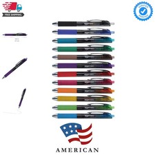 Gel Pens Fine Point Smooth Writing Pens, Retractable, Assorted, 0.7mm, 12 Pack