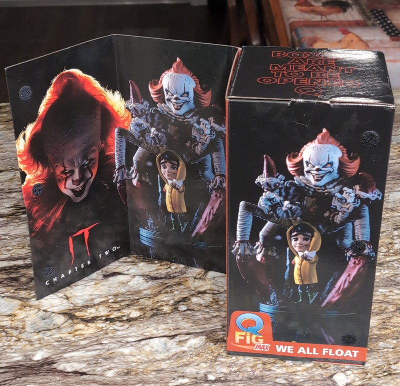 Q Fig Max Pennywise IT Chapter Two Figure Blind Box #84 Multicolor Plastic