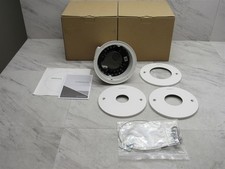 2 LOT NEW Hanwa SHD-1128FPW In-Ceiling Dome Flush Mount Aluminum Enclosure White
