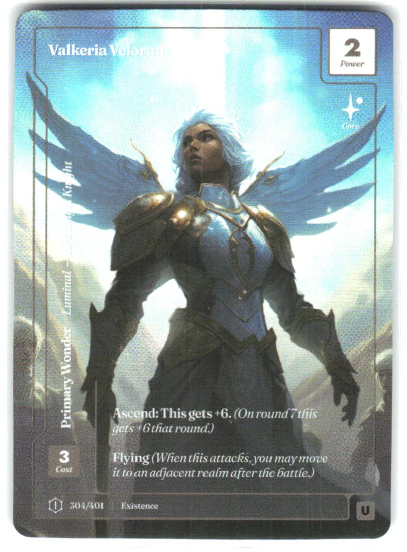 Wonders of the First-Valkeria Velorum - 304/401 - Formless Foil-Uncommon
