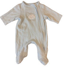 Little Me Preemie Baby Boy Sleeper Welcome To The World Reborn Doll Light Blue