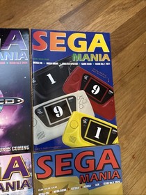 Sega Mania Uk Video Game Magazine Lot - #2, 3, 7, 8