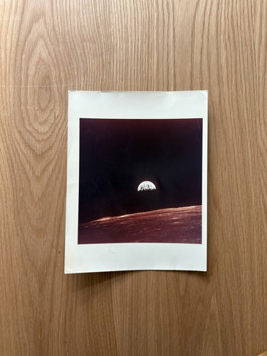 NASA Apollo 10 Earthrise A KODAK Paper VINTAGE Photo (1969)