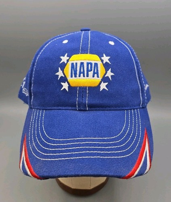 #ad NAPA Auto Parts Hat Men Strapback Blue NASCAR Racing Cap Intrepid Fallen Heroes $9.35