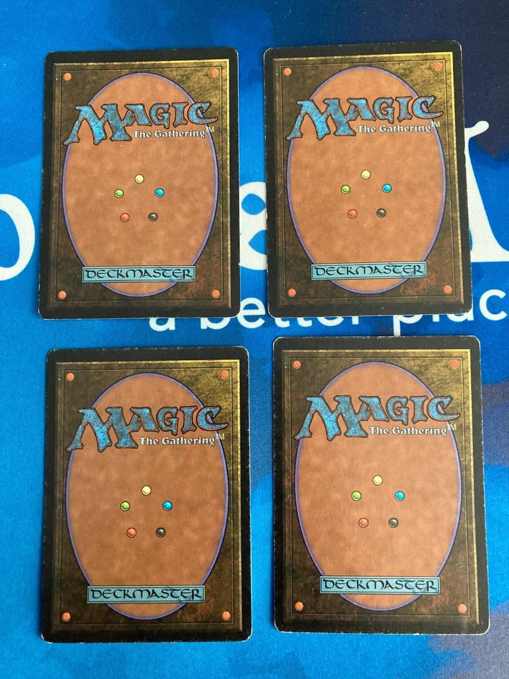 4x MTG Disenchant Beta Edition Magic: The Gathering Moderate Play Playset - Image 3 of 3
