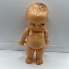 Vintage Irwin Celluloid Kewpie Hard Plastic Baby Doll See Pics 4 Description