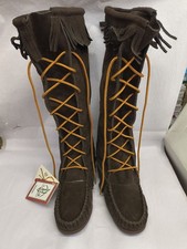 Bastien Industries Hiawatha Moccasins Style 11301 Women's Size 7