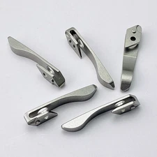 Titanium Alloy CNC Pocket Clip For STRIDER SNG/SMF Folding Knife Back Clip New