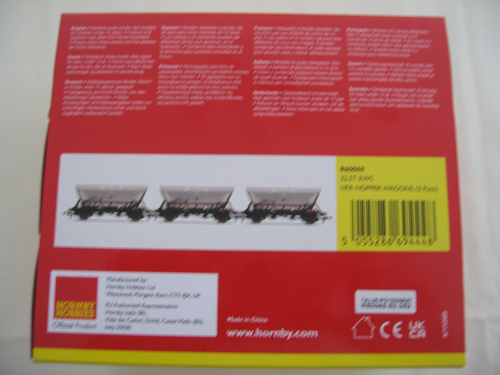 Hornby 32.5T HFA Hopper Wagons X 3