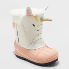 Toddler Frankie Winter Boots - Cat Jack Cream 9T