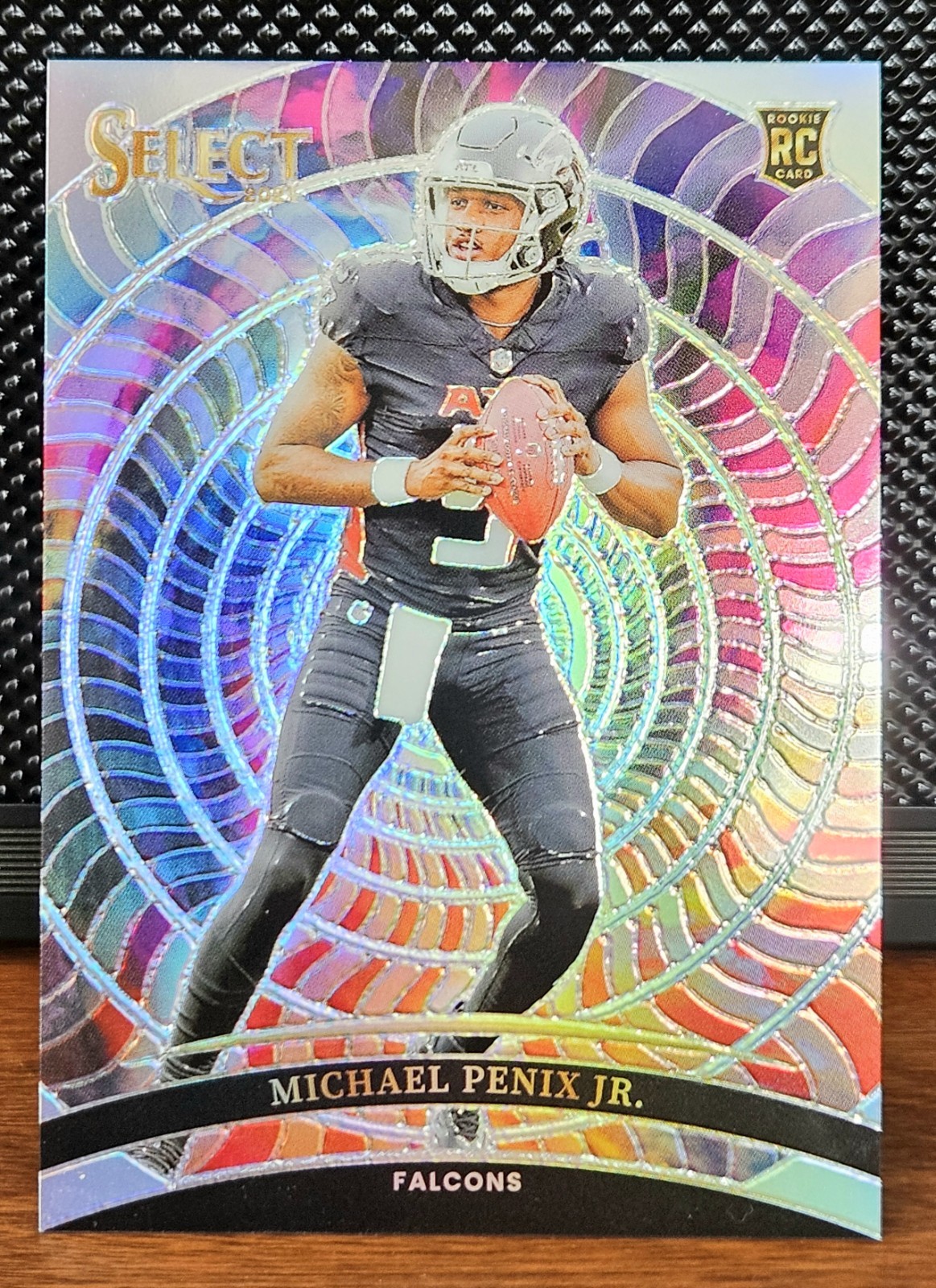 2024 Panini Prizm Select Michael Penix Jr. Rookie Color Wheel Refractor SSP 🔥