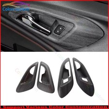 Para Chevrolet Trax 2023-2025 Madera Grano Interior Puerta Manija Tazón Panel Cubierta Borde