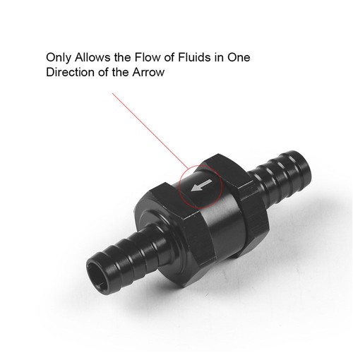 10mm Non-Return One Way 3/8 Inch Air Fuel Oil Check Valve For Diesel Gas - Picture 3 of 7
