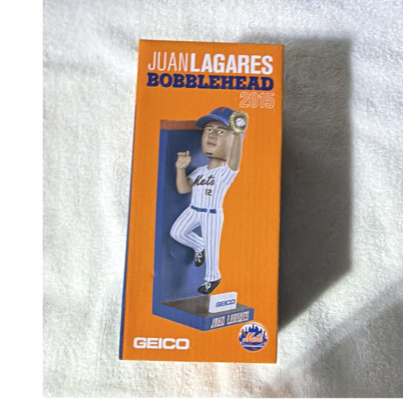 BDA Juan Lagares Mets Collector's Edition Bobblehead 2015