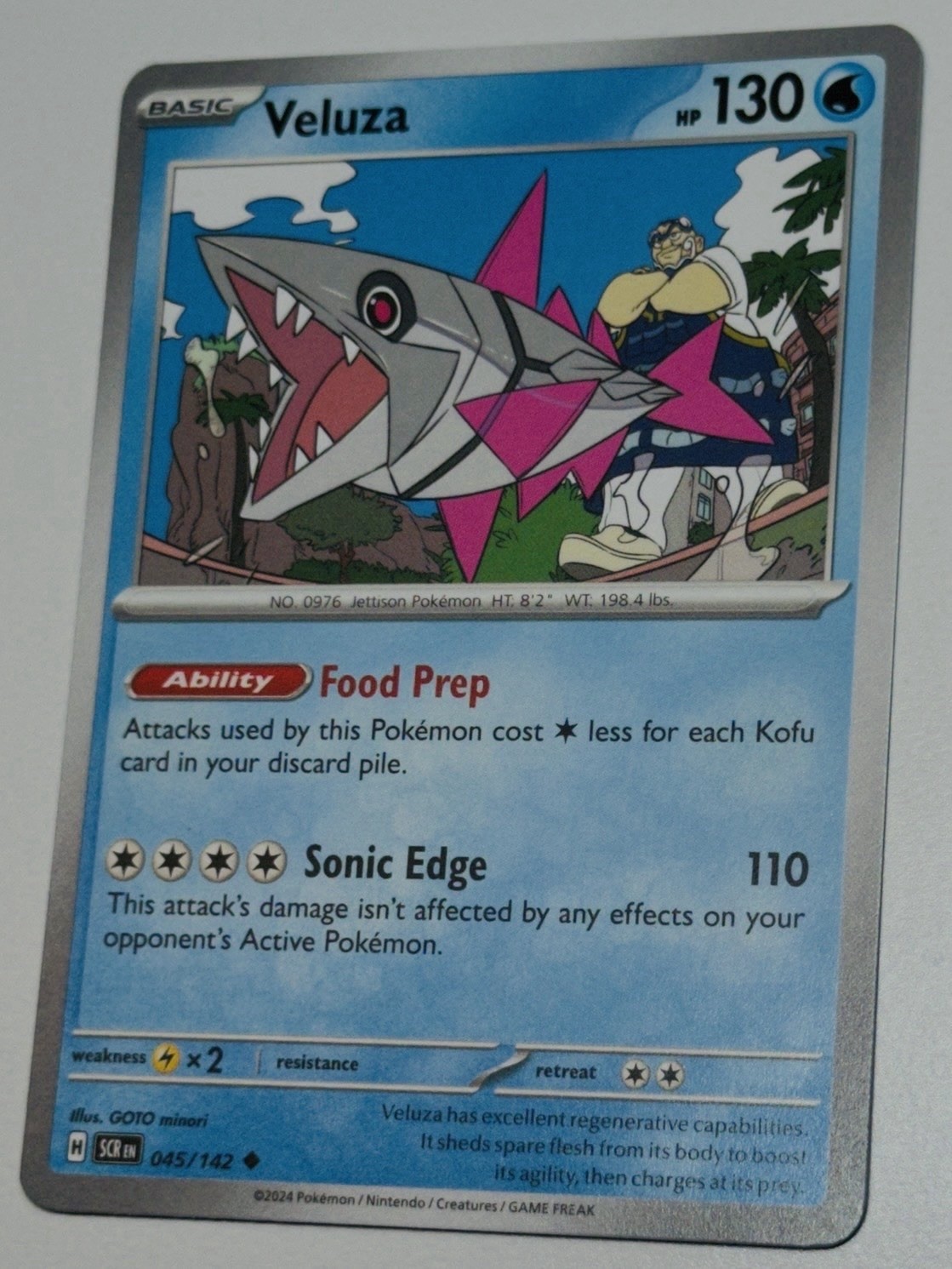 Pokemon -   Veluza - 045/142 - Common - Stellar Crown - NM Fast Shipping