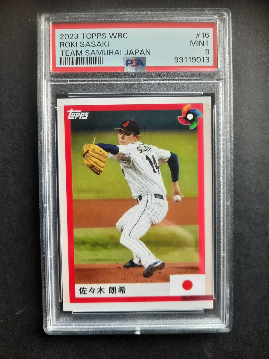 2023 Topps World Baseball Classic Team Samurai - Roki Sasaki #16