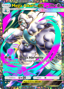 PSA10 MEGA ALTARIA Q♣メガチルタリス ポケモントランプ メガチルタリス：カラーミラーホロ【Mega Altaria Color Mirror
