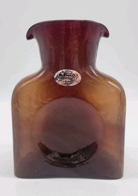 Blenko Special Edit. BLACK CHERRY 384m Mini Water Bottle - First Quality