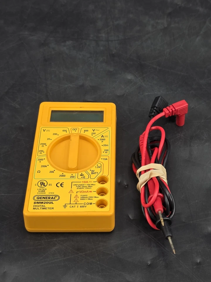 Multímetro digital General Electric DMM20UL - Imagem 2 de 4