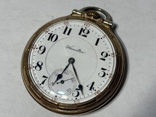1911 HAMILTON POCKET WATCH Sz 16s GRADE 992 MODEL 1 RAILROAD GRADE RUNS STRONG