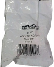 NIBCO Female Fitting Adapter 603-2, 3/4 Fitting Adapter, Fitting (Copper)