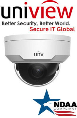 UNV 2MP HD IP67 NDAA Audio IP Network Uniview Surveillance Security Dome Camera